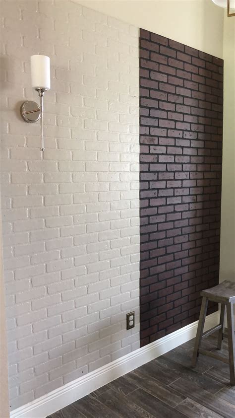 How To Make A Wall Of Faux Bricks Look Real And How To Hide Seams In