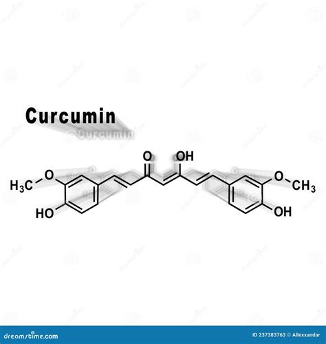 Turmeric And The Chemical Formula And Structure Of Curcumin E100