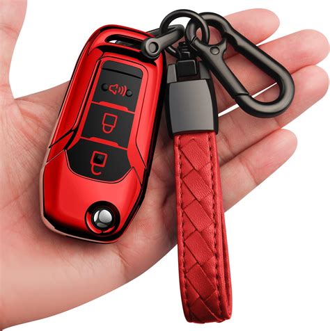 Amazon Kirsnda For Ford Key Fob Cover With Keychain Protection