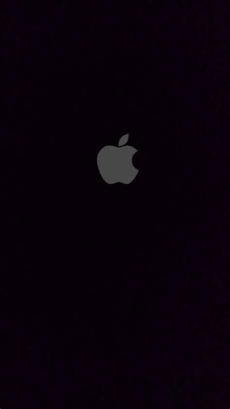 Gray apple logo