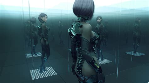 Wallpaper 3d Cgi Render Digital Art Women Artwork Science Fiction Science Fiction Women