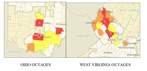 West Virginia Power Outage Map Map