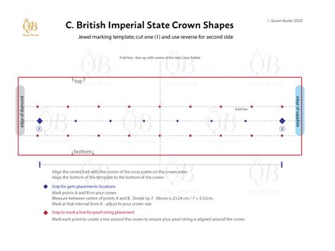 Imperial State Crown Make It Guide - Etsy