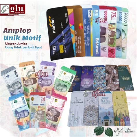 Jual Amplop Lebaran Besar Jumbo Unik Angpao Lebaran Thr Aesthetic