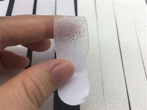 Anti Slip Bathtub Sticker Tape 2cmx20cm Transparent Peva Material