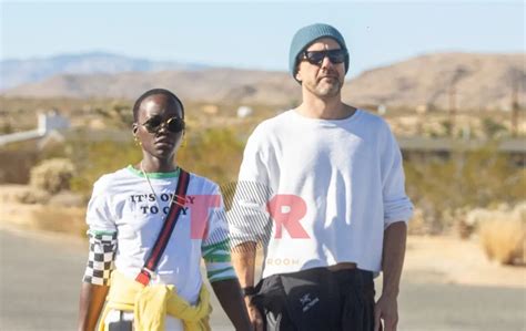 Joshua Jackson And Lupita Nyongos Romantic Stroll In Joshua Tree