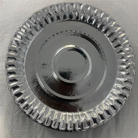 10 Inch Silver Paper Plates At Rs 1 80 Piece Silver Foil Paper Plates