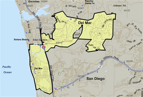 North County Coastal Map | San Diego Premier