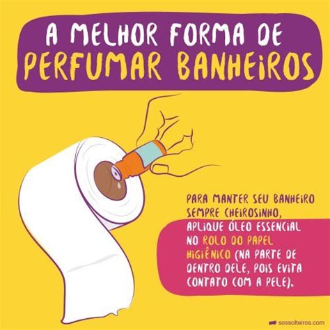 Perfume o seu Banheiro o rolo de Papel Higiênico