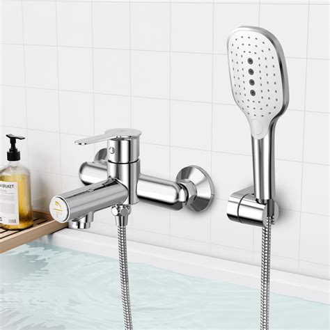 Kulaco Badewannenarmatur Wasserhahn Badewanne Wannenarmatur Mit