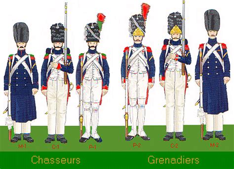 French Guard Infantry : Napoleonic Wars : Uniforms : Organization ...