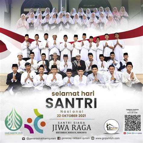 SELAMAT HARI SANTRI NASIONAL 2021 - GRQ TAHFIZH