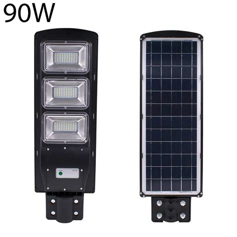 W Solar Led Street Light Radar Induction Pirmotion Sensor Outdoor