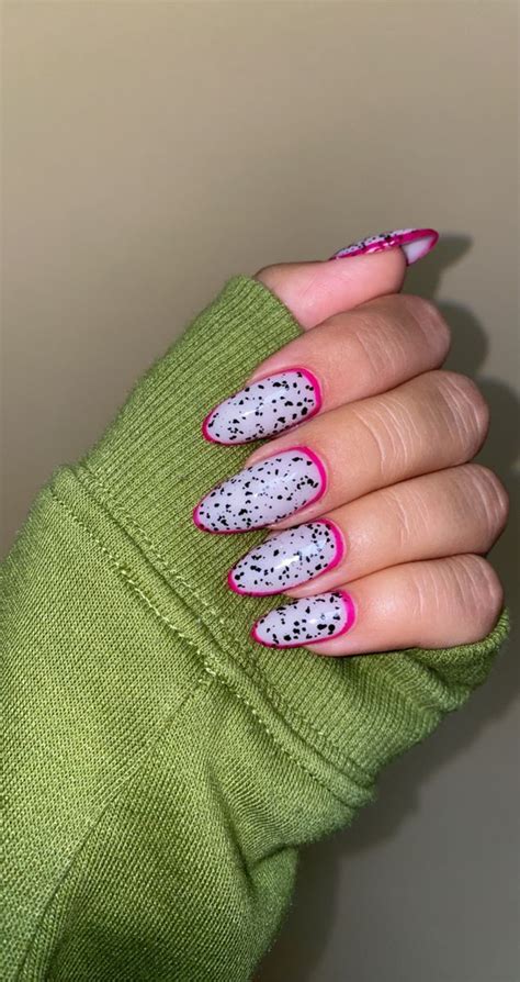 Dragon Fruit Nails Fruit Nail Designs Beauty Nails Design Fruit