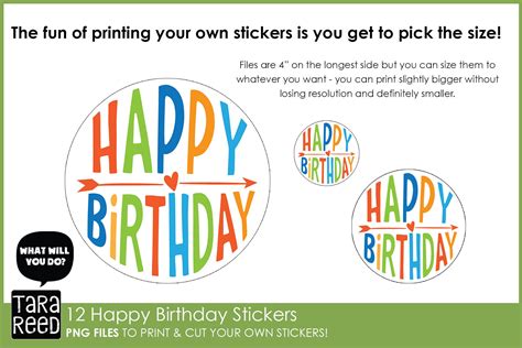 Printable Happy Birthday Stickers Authorized Site Clc Cet Edu