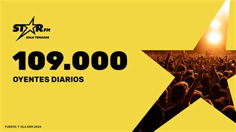 MegaStarFM y sus temazos arrancan el año siendo escuchados ya por 109