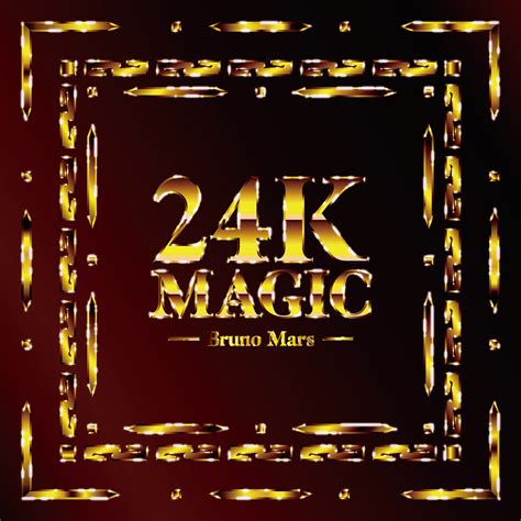 24K Magic Cover design on Behance