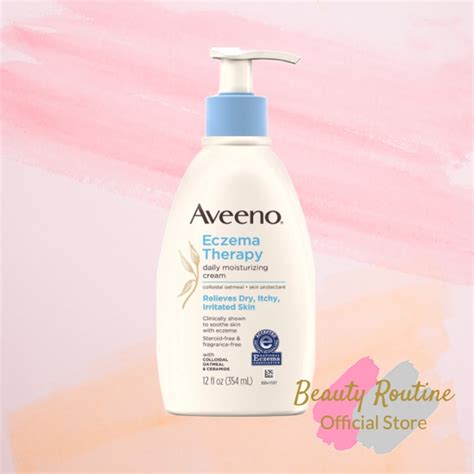 Aveeno Eczema Therapy Daily Moisturizing Cream 12 Fl Oz 354 Ml Shopee Philippines