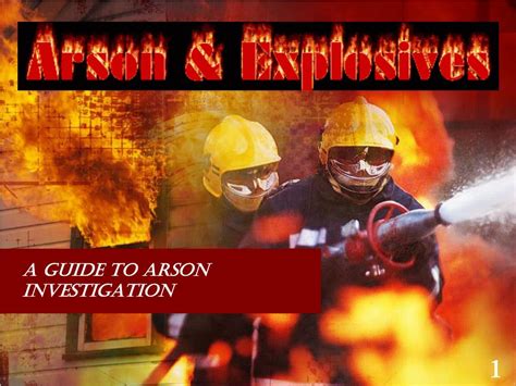 Ppt A Guide To Arson Investigation Powerpoint Presentation Free