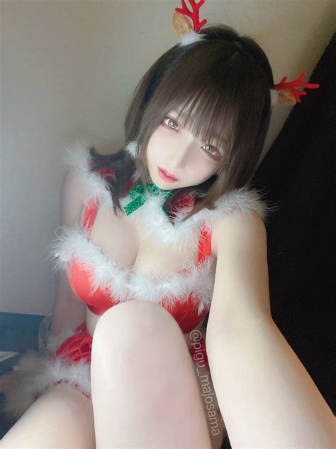 TW Pornstars ぴぐ魔女様NyaMaid Twitter トナカイちゃん 3 29 PM 21 Dec 2021