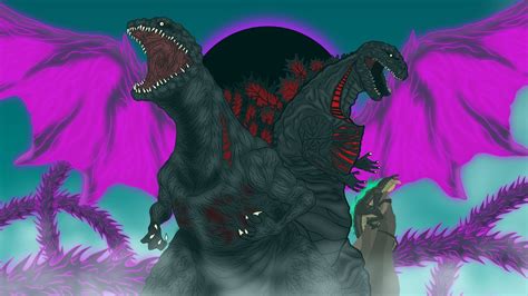 Godzilla Vs Dark Void Ghidorah Animation Epic Battle Pandy Special