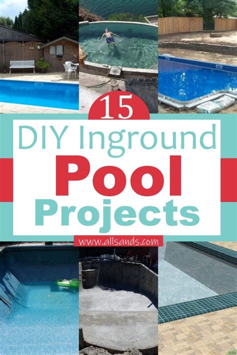 15 DIY Inground Pool Ideas For Any Site - All Sands