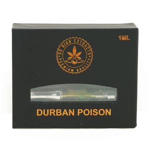 So High Extracts Premium Vape Ml Thc Durban Poison