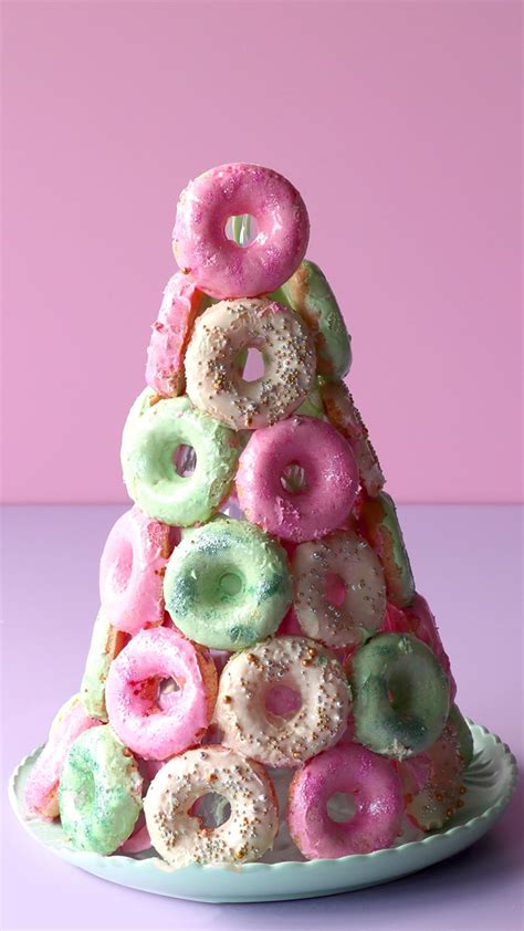 Sparkly Donut Tower | Recipe | Donut tower, Cake donuts, Donut ...