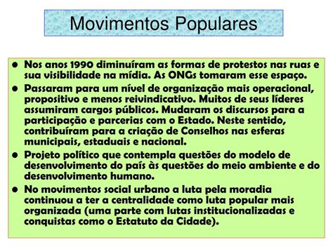 Ppt O Que S O Movimentos Sociais Powerpoint Presentation Free