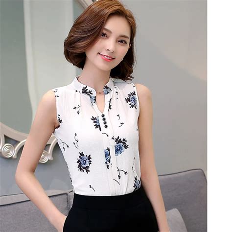 Blusas Femininas 2016 New Fashion Summer Chiffon Blouse Women Printed