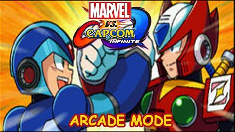 Marvel Vs Capcom Infinite Arcade Mode With Zero And Mega Man X Youtube