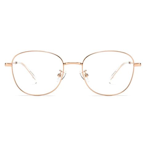 Wendy Round Eyeglasses In Gold Sllac