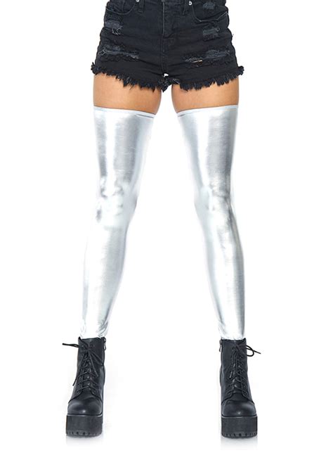 Wet Look Thigh High Kousen Legavenueeu