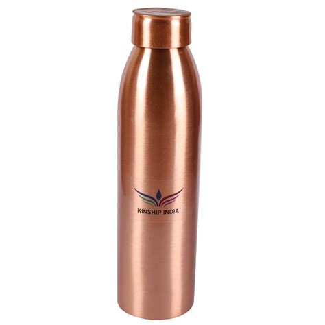 Kinship India Round Plain Dr Copper Water Bottle Litre At Rs