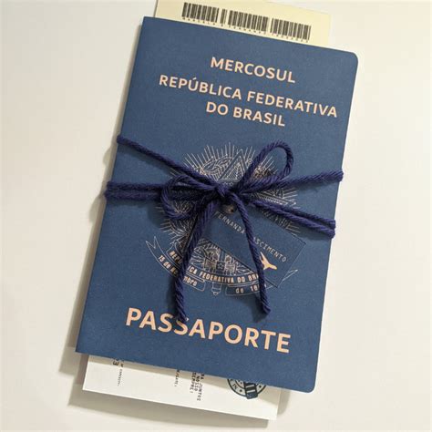 Convite Passaporte Convidado Elo7 Produtos Especiais