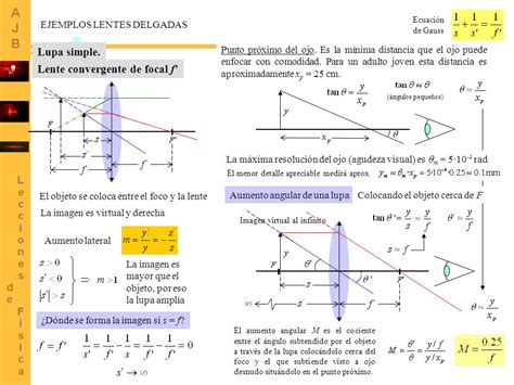 Ejercicios Resueltos De Lentes Convergentes Y Divergentes Off