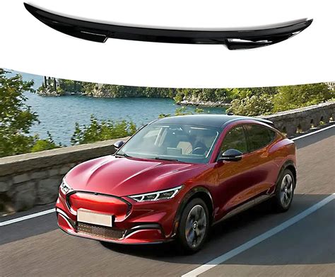 Buy Hapso Rear Wing Spoiler Compatible With Mustang Mach E 2021 2022 Rear Trunk Spoiler Wing