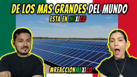 Reaccionamos A M Xico Inaugura El Quinto Parque Solar Mas Grande De