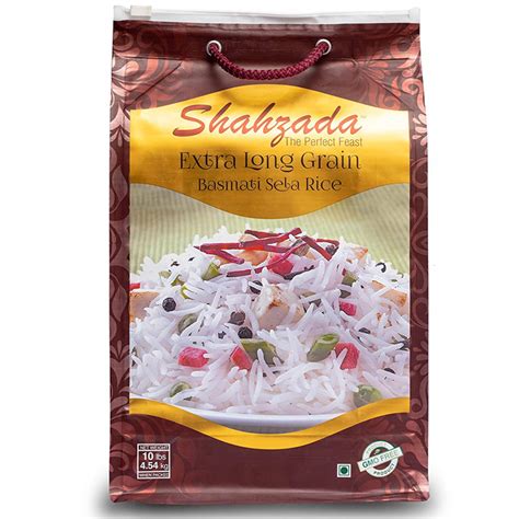 Shahzada Basmati Sela Rice 10 Extra Long Grain, Non-Sticky,, 54% OFF