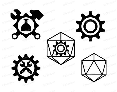 Artificer Symbol, Dnd Classes D20, Dungeons & Dragons Vector, Dungeon ...