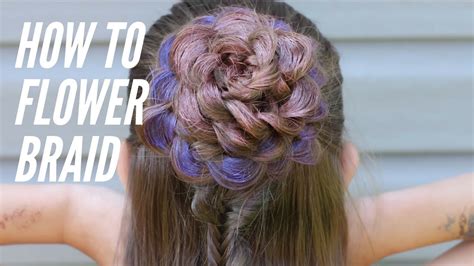 How To Flower Braid Youtube