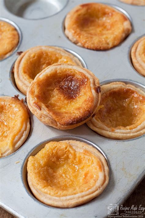 Portuguese Custard Tarts Made Easy Recipes Made Easy