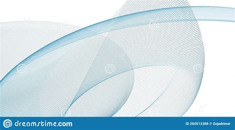 Color Light Blue Abstract Waves Design Stock Illustration