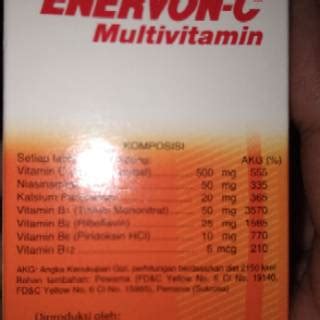 Jual Enervon C Botol Isi 30 Tab Shopee Indonesia