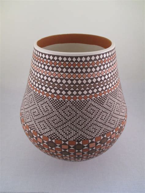 Frederica Antonio Pottery Vase - Acoma Pueblo Pottery