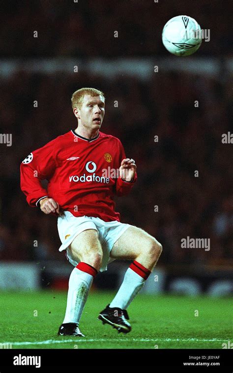 Paul Scholes Manchester United Fc Old Trafford Manchester October