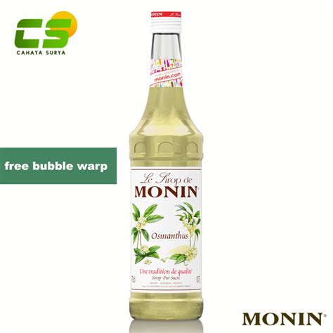 Jual Monin Syrup Sirup Osmanthus Syrup 700 Ml Shopee Indonesia