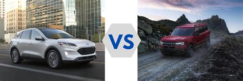 2021 Ford Escape Vs Bronco Sport