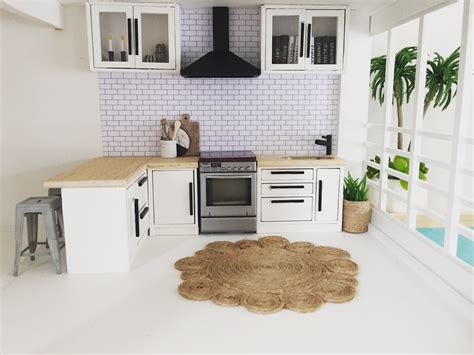 Miniature Dollhouse Kitchen Scale Modern Dollhouse Ideas Malibu