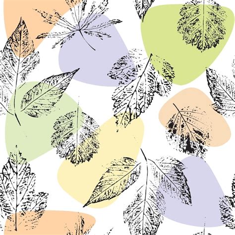 Premium Vector Autumn Leaves Seamless Pattern